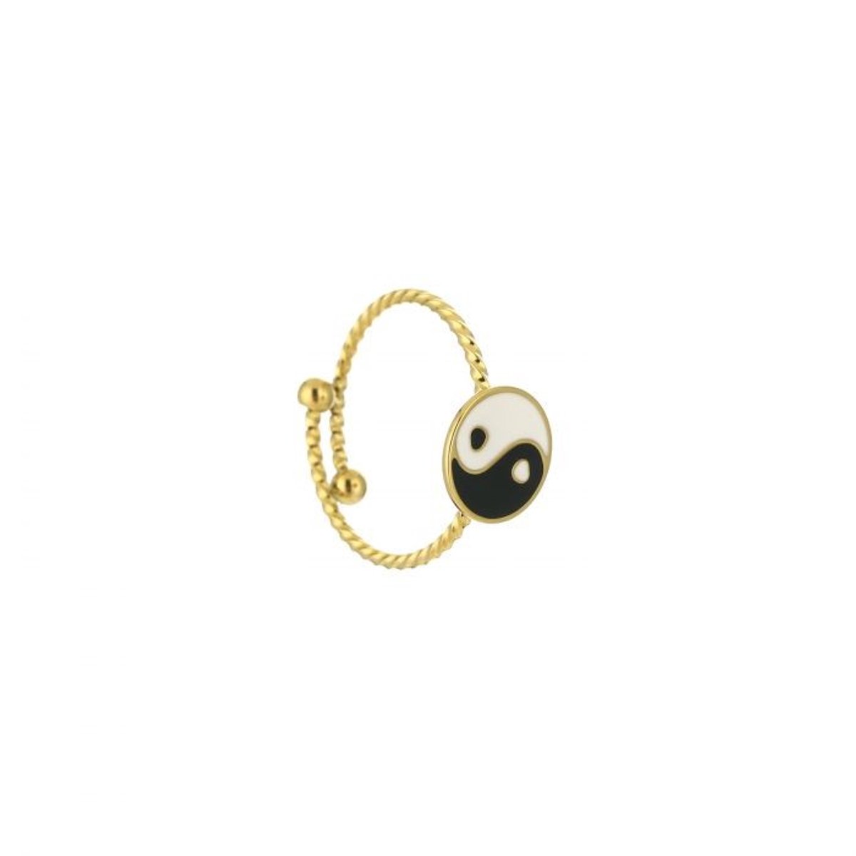 Ring - ying yang - dames - verstelbaar - kado tip - kerst