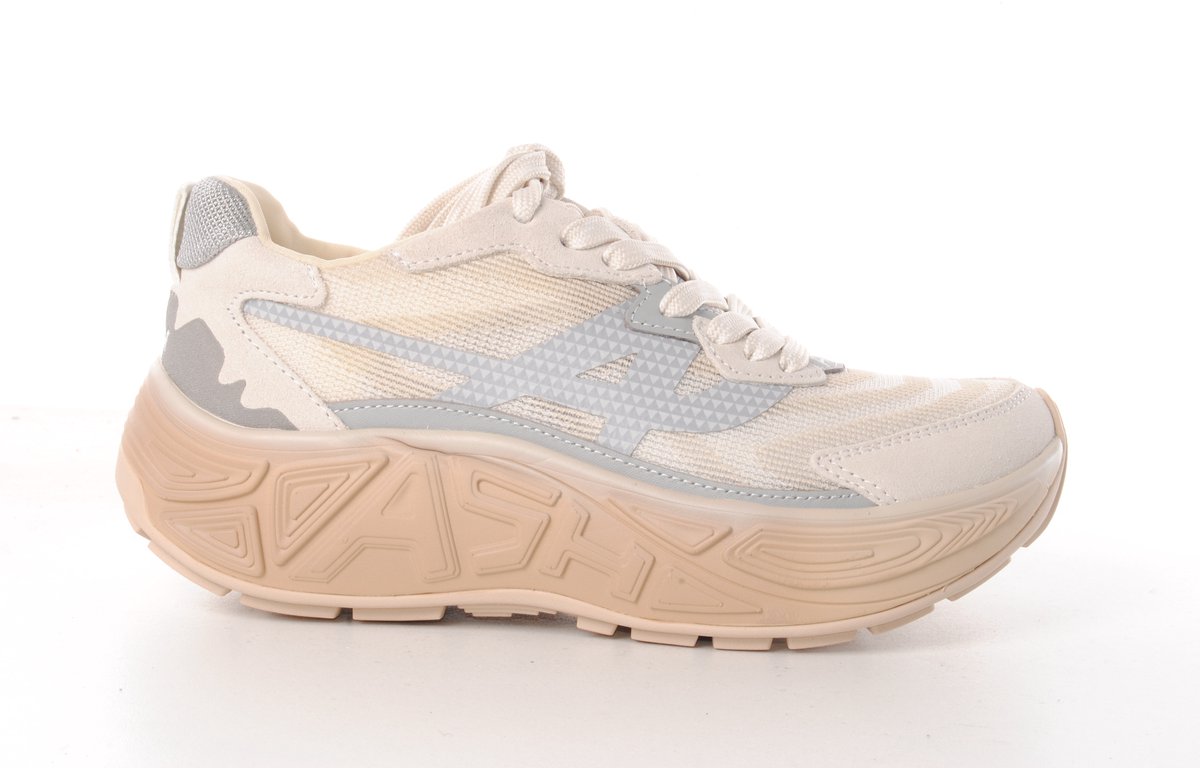 Ash Italia dames sneaker Eagle suède en mesh beige