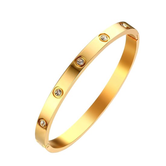 Bracelet Stud Diamond Or