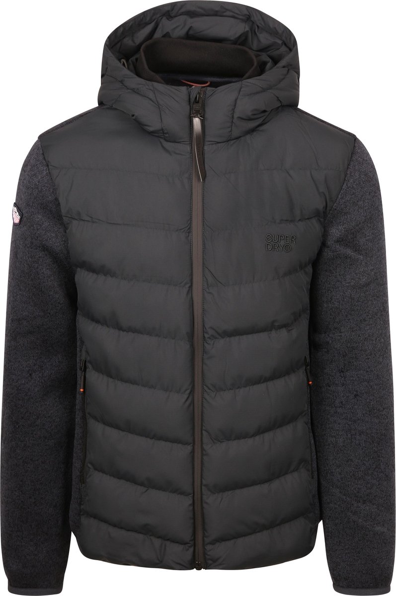 Superdry Hooded Storm Jack 3XL Heren Winterjassen Marineblauw