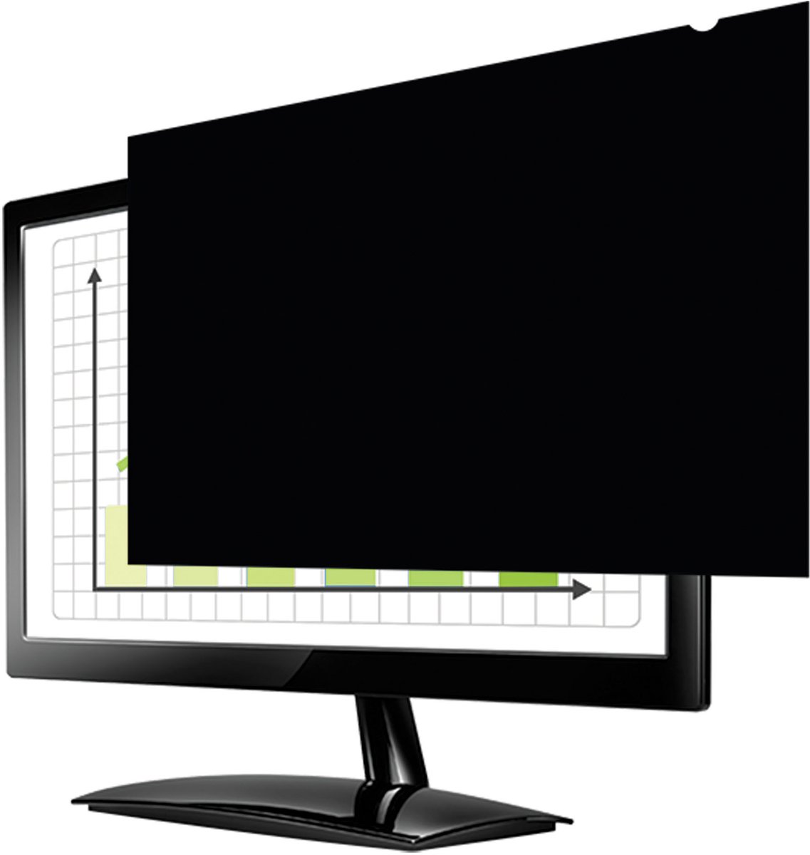 Fellowes Privascreen - Privacy filter - 24 inch - breedbeeld 16:9 - zwart