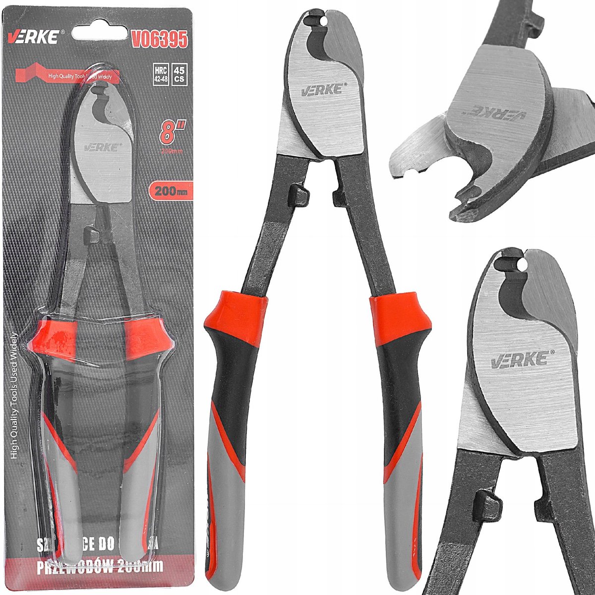 Knipex Kabelschaar 200 mm - Precisie en duurzaamheid