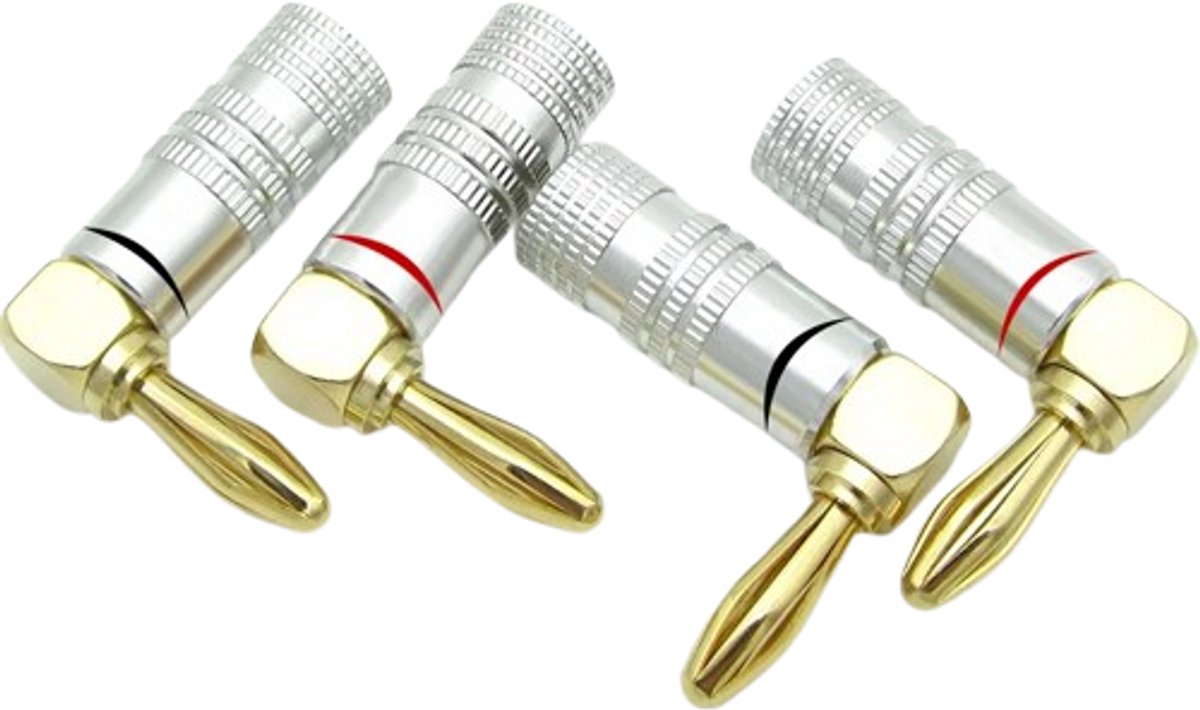 FosPower Bananenstecker Für Lautsprecherkabel