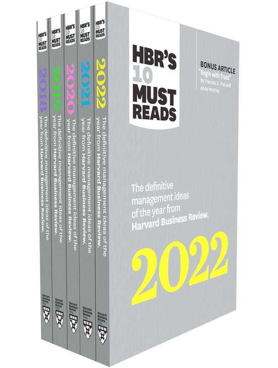 HBR's 10 Must Reads - 5 Years of Must Reads from HBR: 2022 E ... - cover