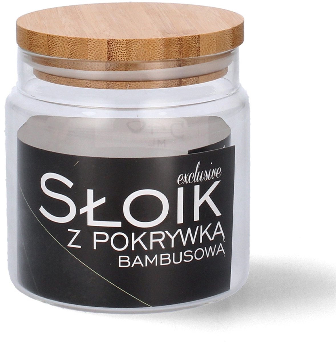 Glazen pot met bamboe deksel - 540 ml - Stijlvolle keukenopbergruimte