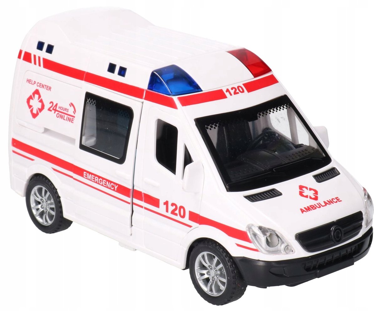 Ambulance en Politie Speelgoedauto met Licht en Geluid