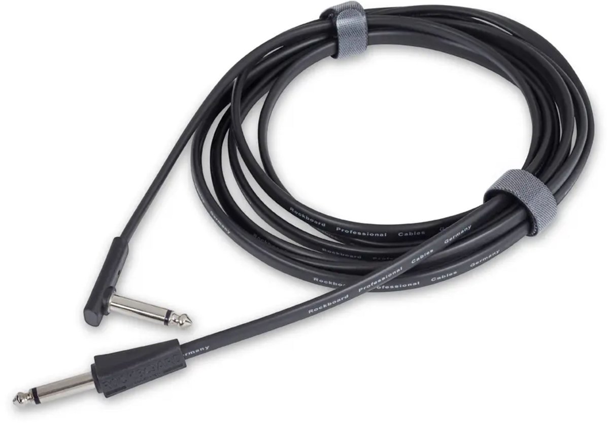 Rockboard Flat Instrument Cable Straight/Angled 3 m - Gitaarkabel