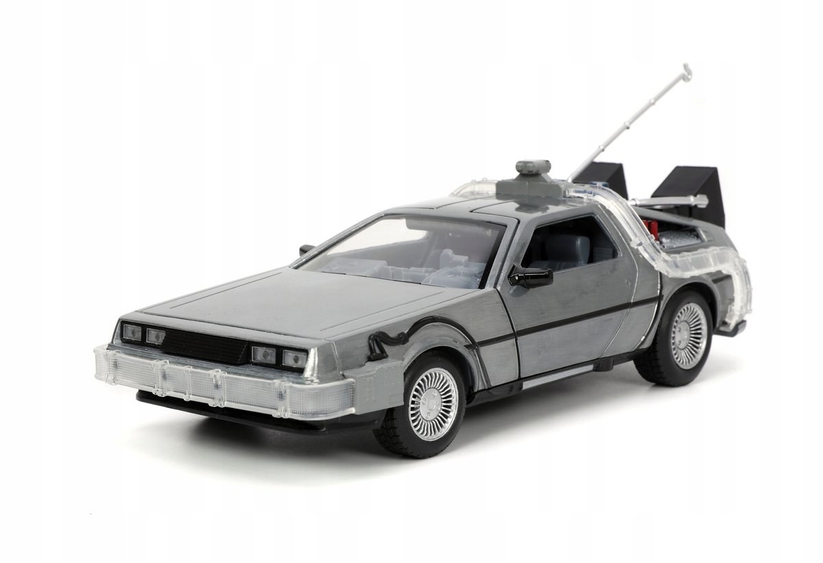 Jada DeLorean DMC-12 Time Machine 1:24 - Licht, Nieuw