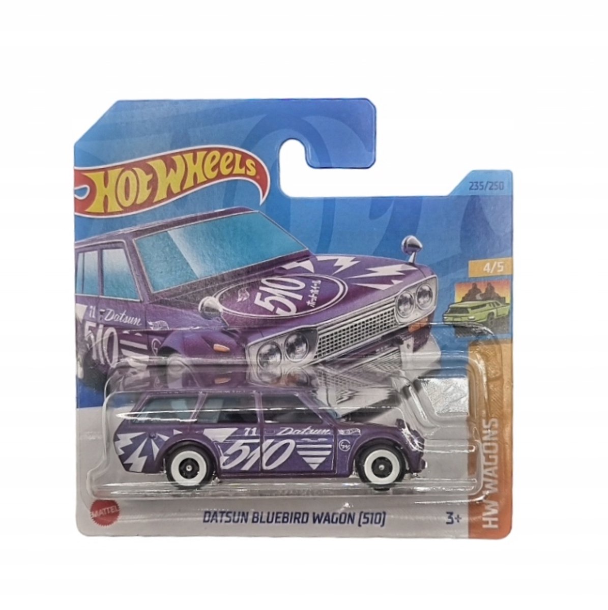Hot Wheels Datsun Bluebird Wagon 510 Schaal 1:64 Modelauto
