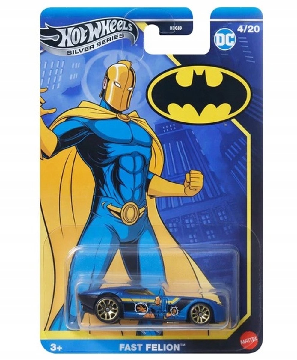 Hot Wheels Silver Series DC Batman Fast Felion - Schaal 1:64
