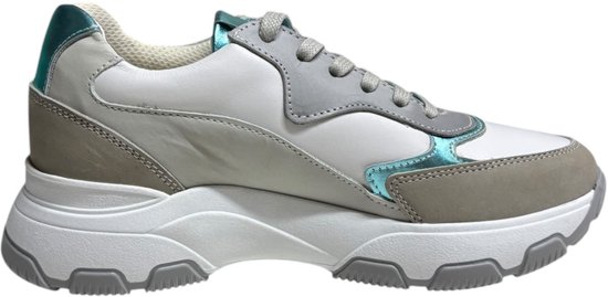 Van Dalen Kim-104 - Wit / Blauw / Grijs - Maat 42