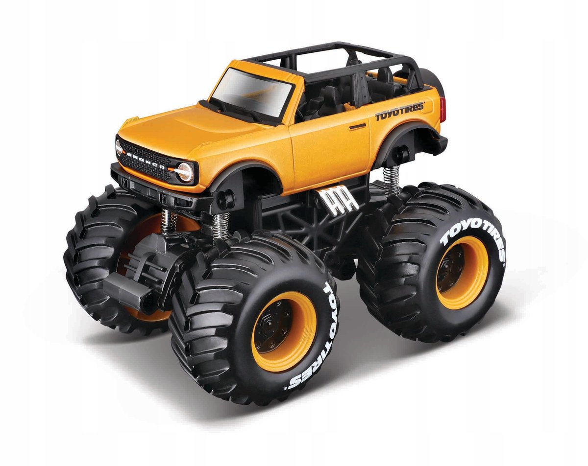 Maisto Earth Shockers Ford Bronco Badlands Oranje Off-road Auto