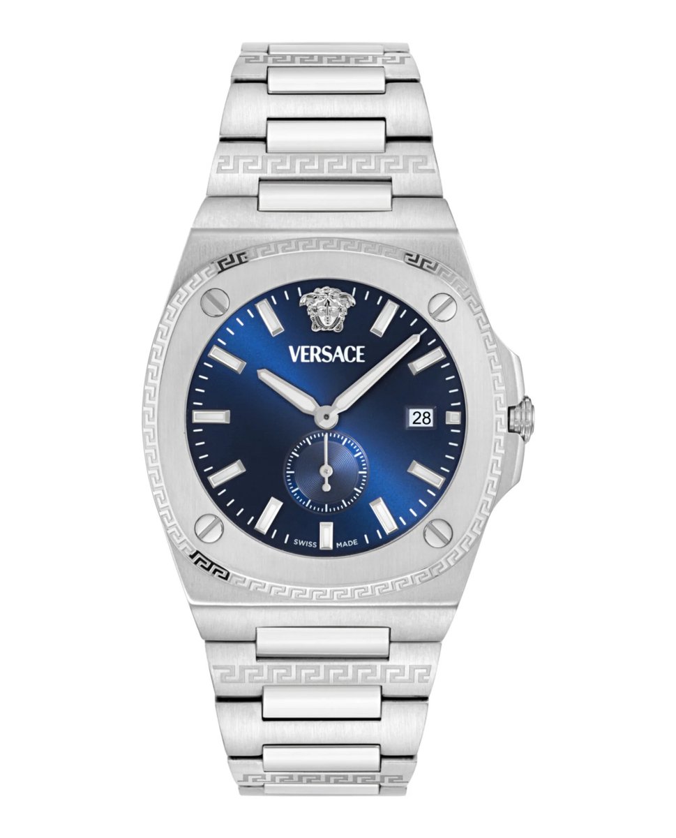 Versace Tolomeo VE0V00225 Horloge - Staal - Zilverkleurig - Ø 40 mm