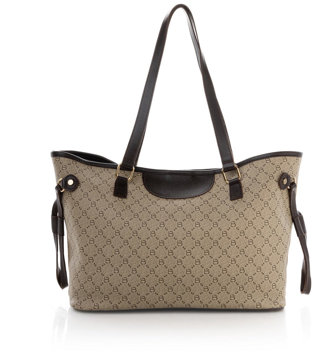 Asir - Tote-tas - Crème/Bruin - 37 x 15 x 28 cm