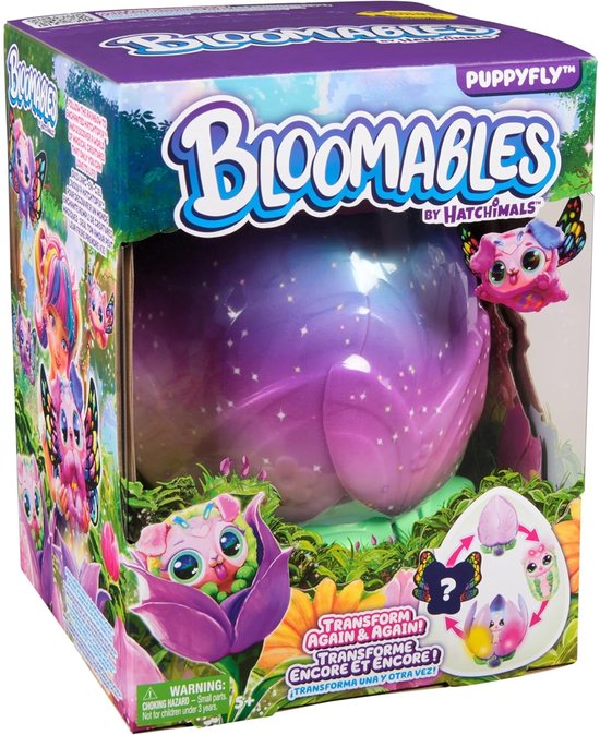 Foto: Bloomables puppyfly interactief speelgoed en bloem met herhaalbare onthulling en transformatie meer dan 100 geluiden en reacties stijlen variren