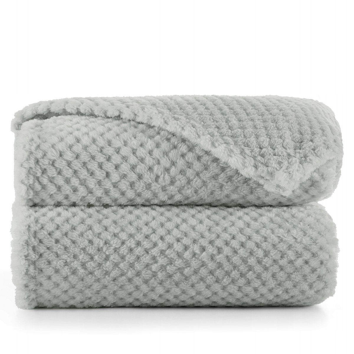 Zachte Geknoopte Deken 170x210 cm - Stijlvolle Plaid in Grijs
