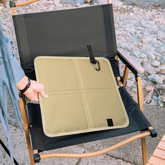 Coussin de siège - Tapis de coussin compact et pliable, housse de siège légère et portable, rembourrage extérieur imperméable, mousse isolante et confortable, soutien du siège pour les voyages et l'aventure