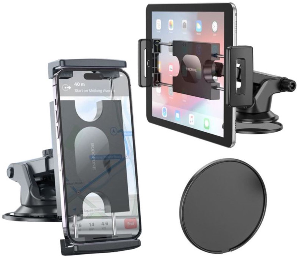 Sterke Auto Telefoon & Tablet Houder voor Ramen & Dashboard