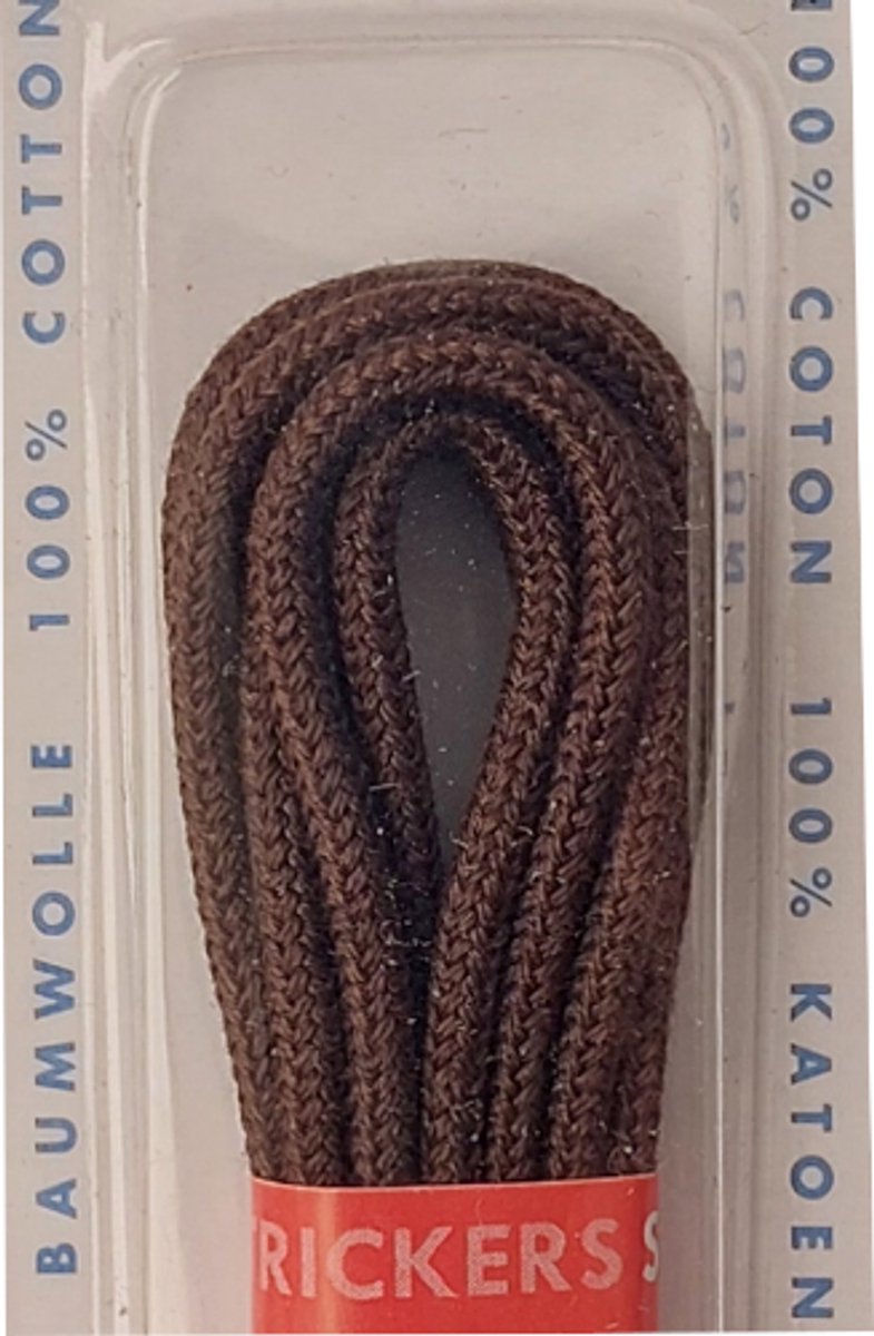 Dumco Veter - Middel Bruin - Dun Rond - Lengte 90 cm - Dikte 2,5 mm - Schoenveter