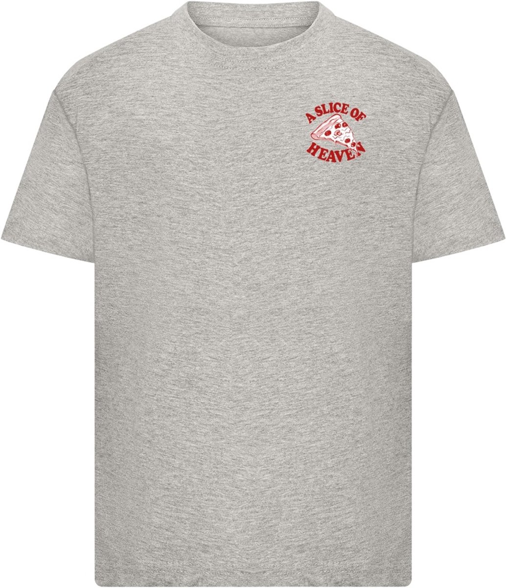 Mister Tee Kids Slice Of Heaven Pizza Kinder Tshirt Kids 134/140 Grijs