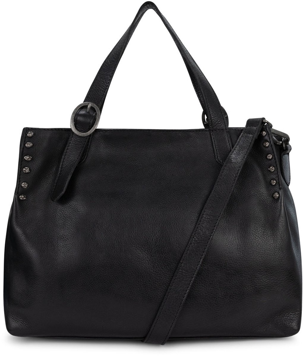 Bag2Bag - Alta - Stijlvol - Grote - Handtas - Schoudertas - Leer - Black