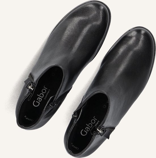 Gabor 653.2 Bottines - Bottines avec fermeture éclair - Femme - Zwart - Taille 38