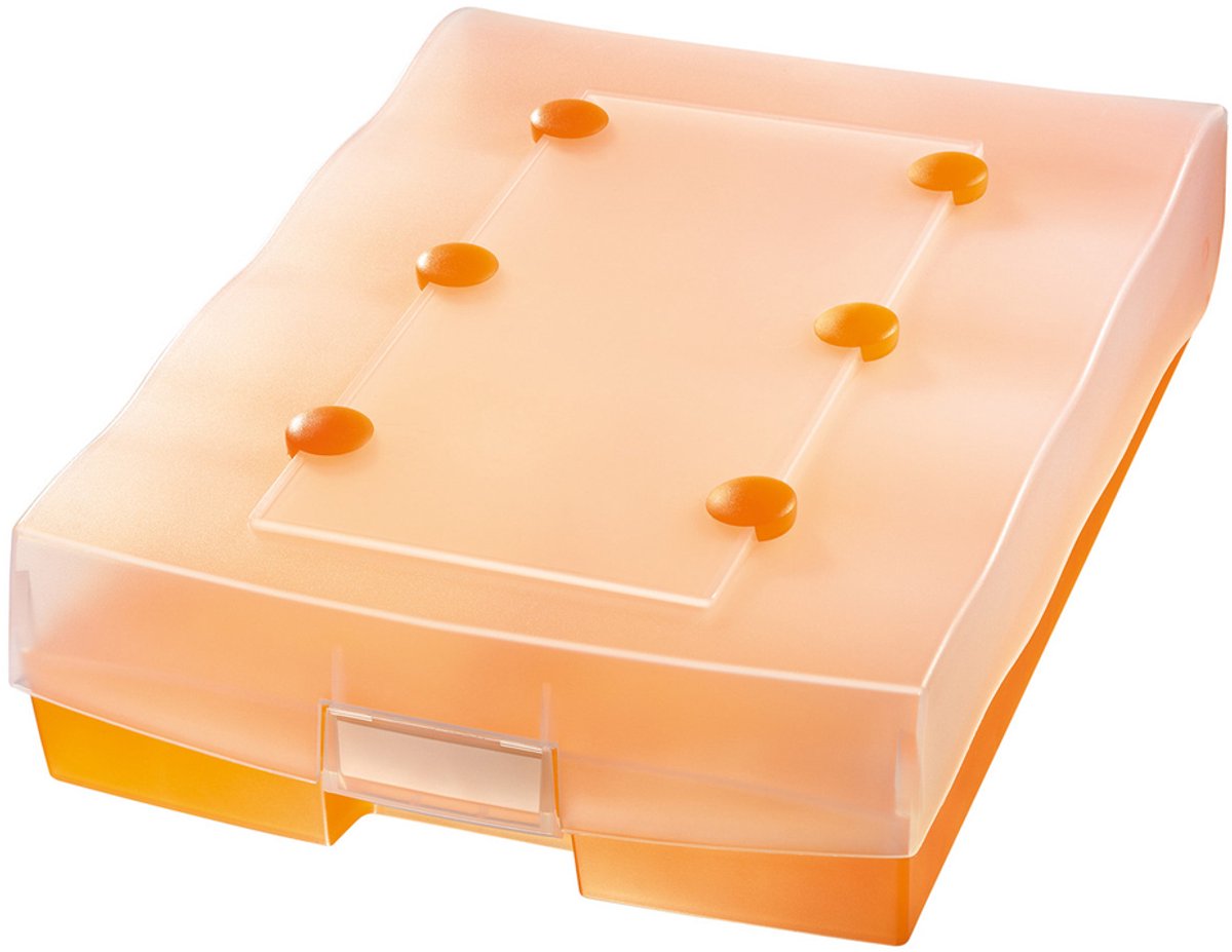archiefbox HAN Croco A8 incl. index A-Z blauw