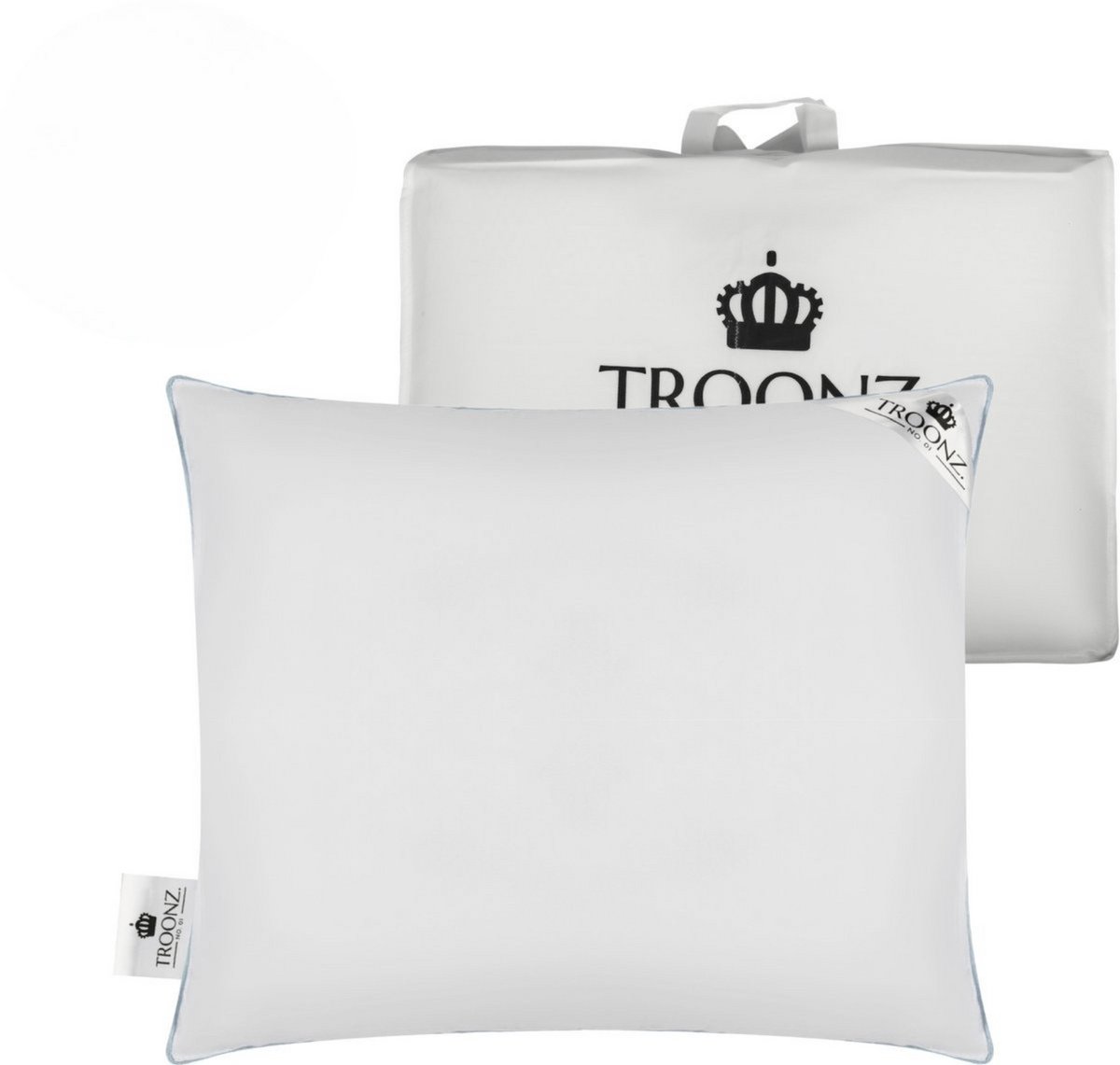 Troonz® Hoofdkussen Portofino - Hoofdkussens Nekklachten - - Hotelkwaliteit Kussen - Geschikt voor rug-, zij- en buikslapers - Orthopedisch Kussen