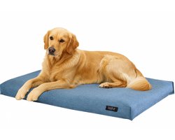 HiPet® Hondenmand / Hondenkussen / Hondenbed Waterdicht met Antislipbodem (60x40 cm) - Blauw