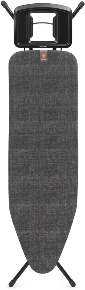 Brabantia Strijkplank B - met strijkijzerhouder - 124x38 cm - Denim Black