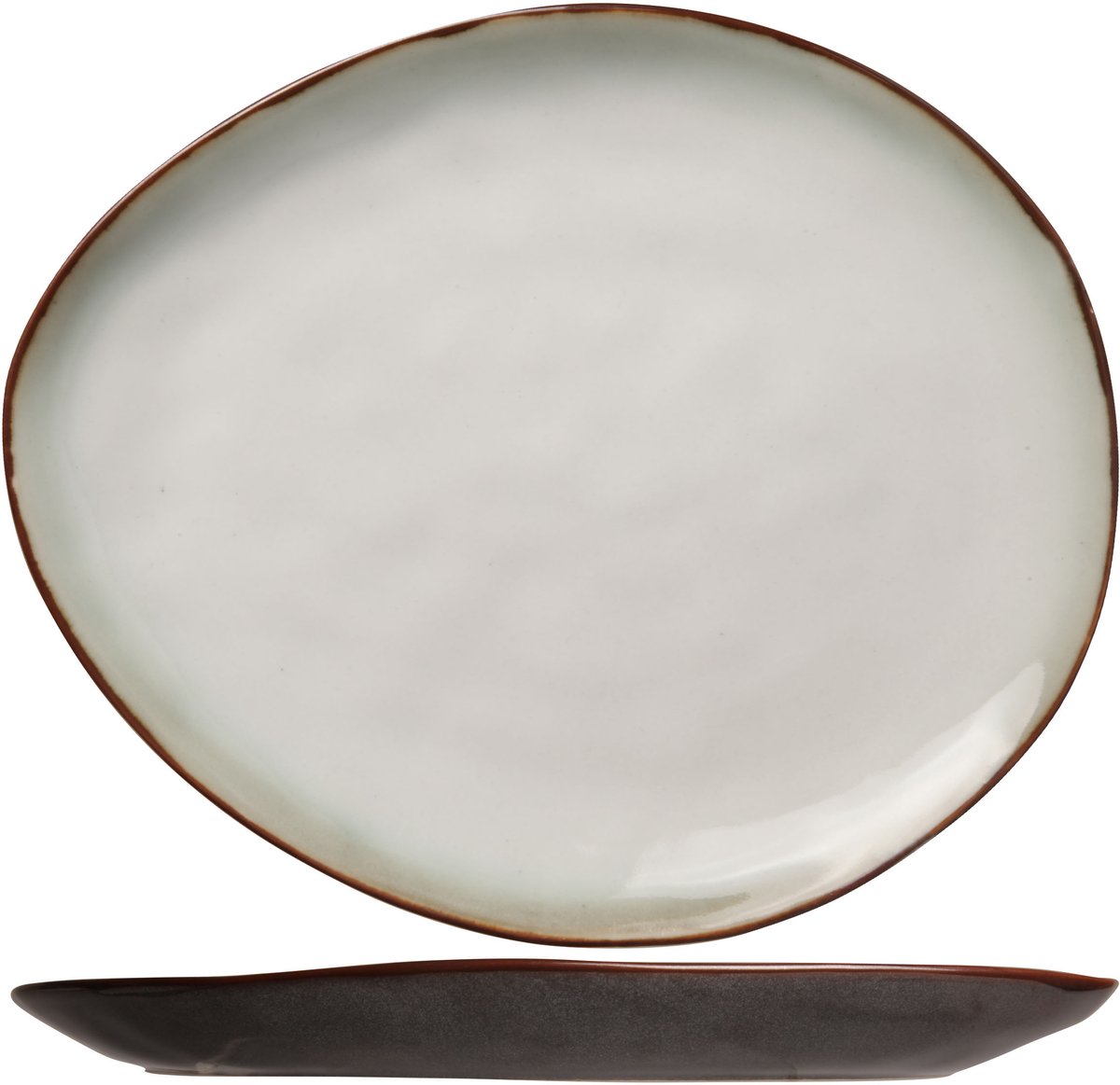 Cosy & Trendy Pizzabord / Onderbord Plato 33 x 29 cm - Mat