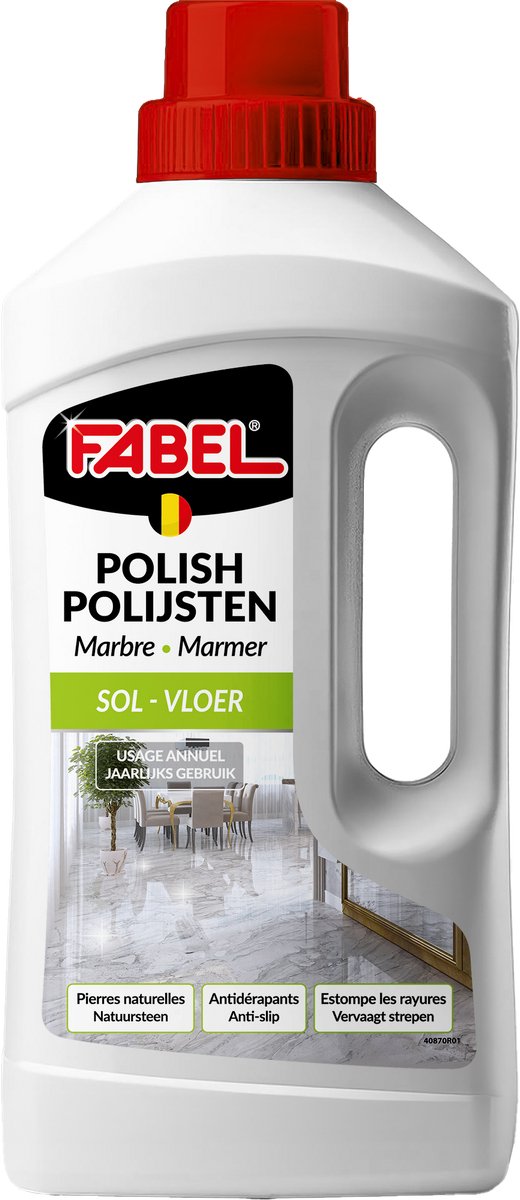 Fabel - Marmerpolish - Optimale bescherming tegen sleet, krassen,langdurige glans - 1 L