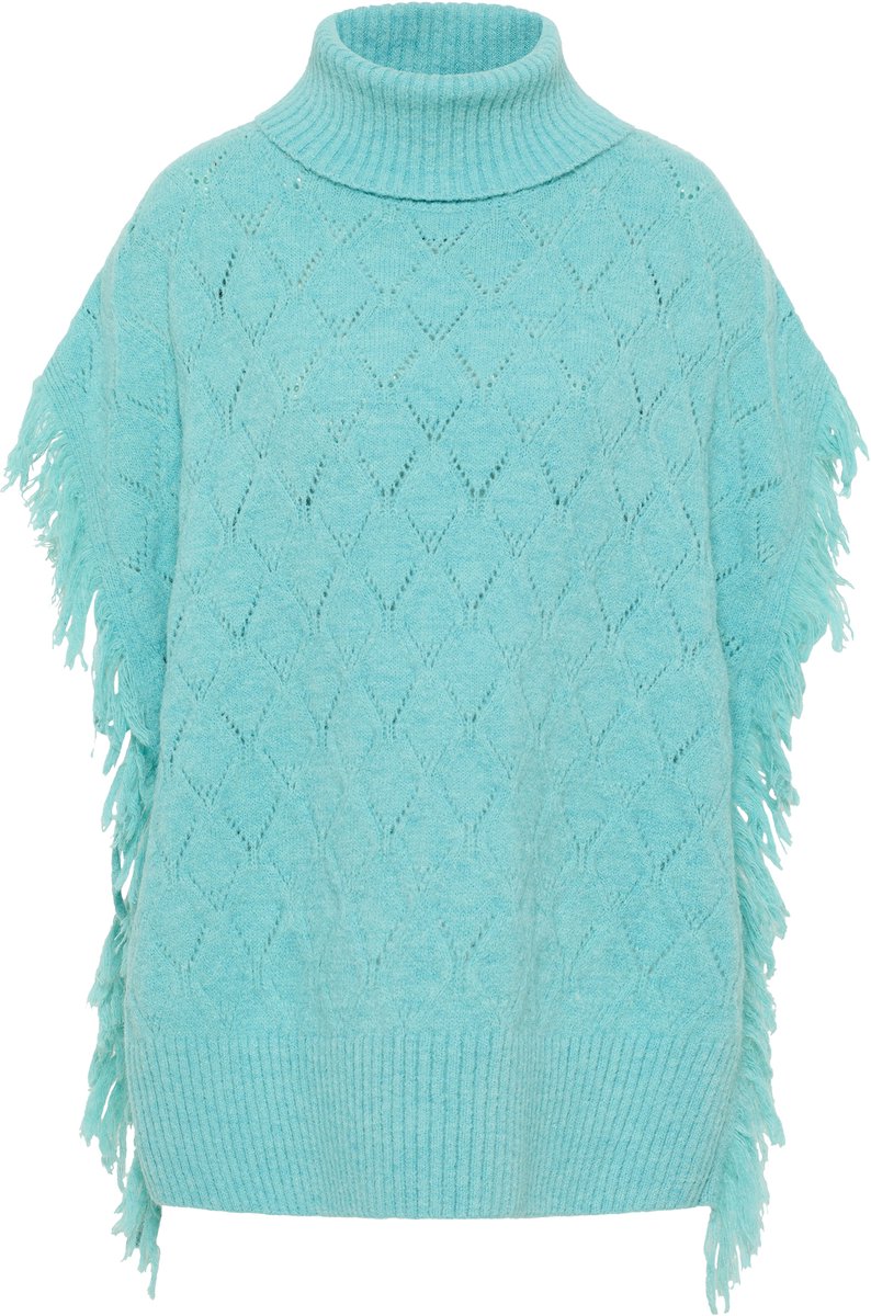 IZIA Gebreide poncho