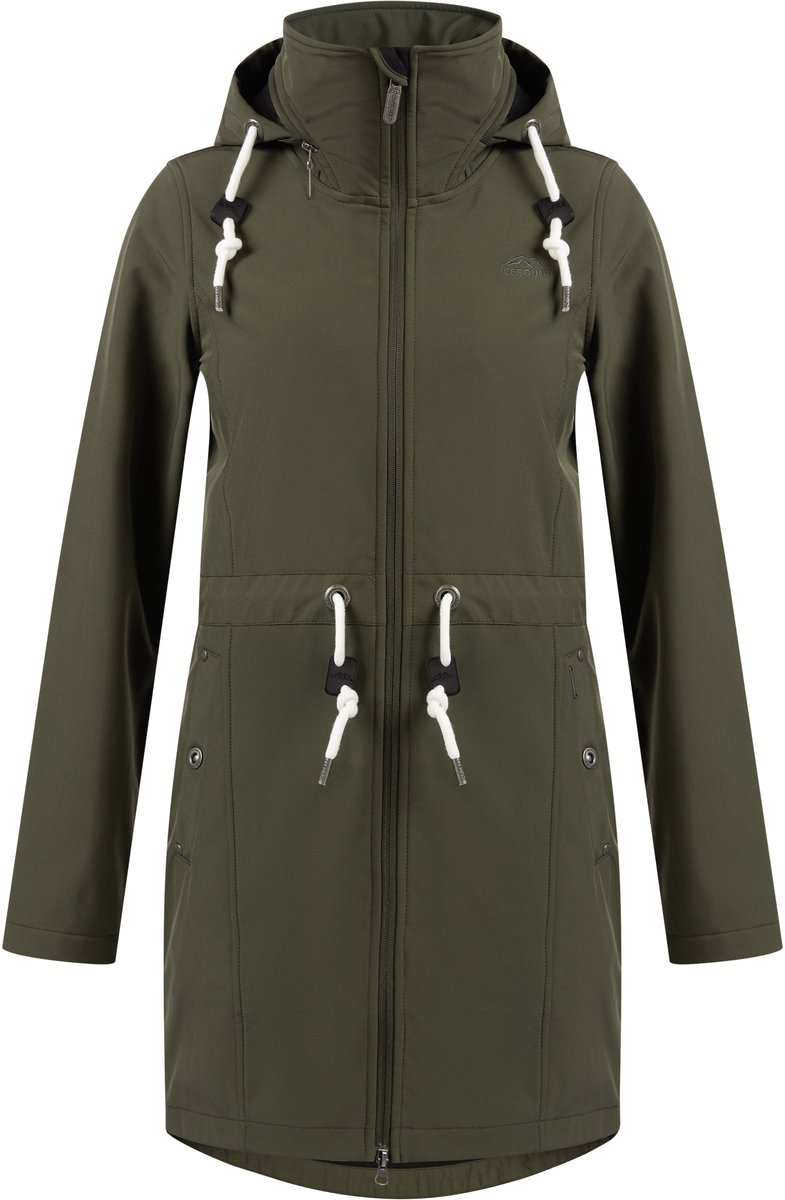 ICEBOUND softshell jas Olijf