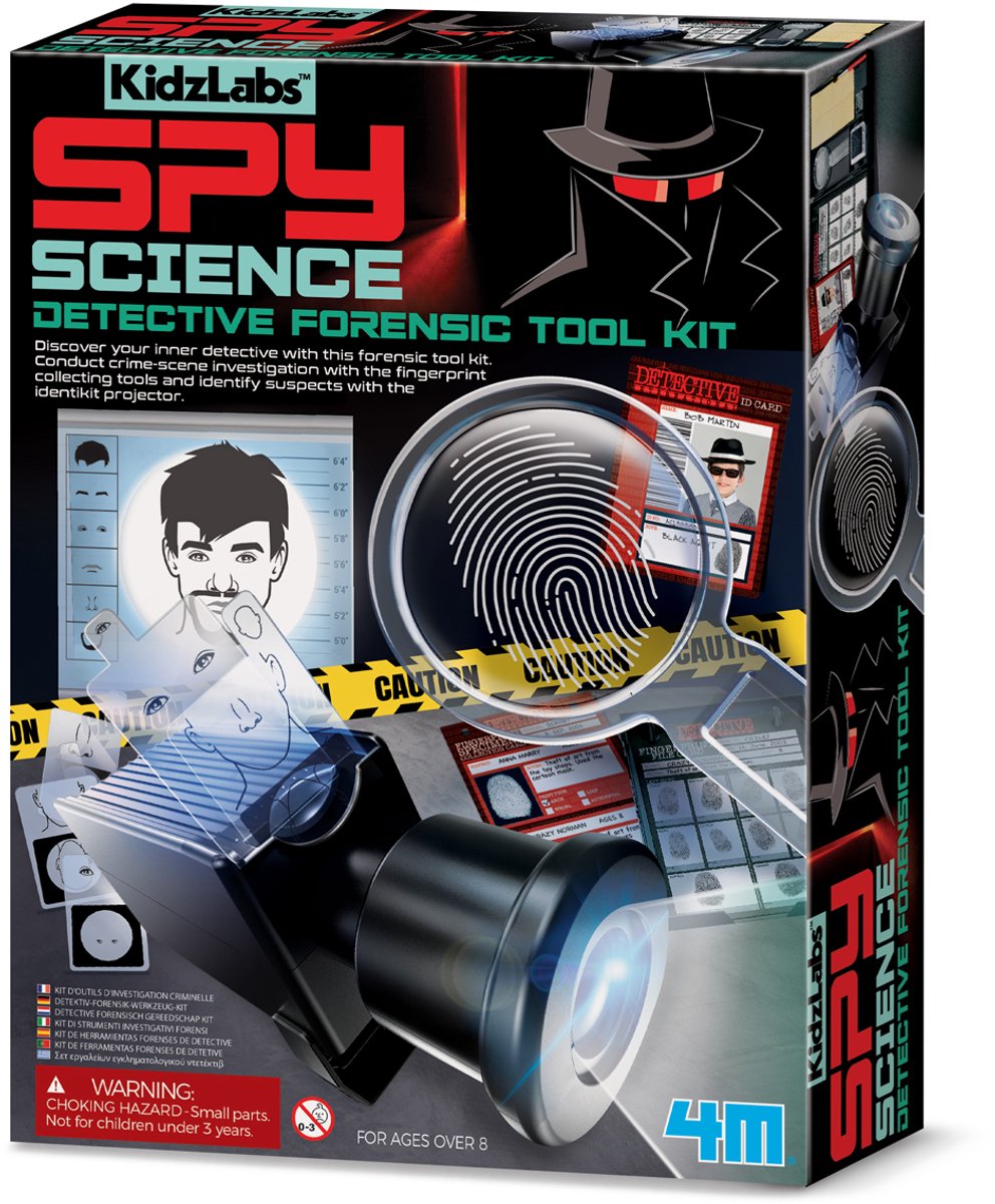 Wetenschap En Spel - Jouw Forensische Toolbox - Detective - KidzLabs - Spy Science - 5 Jaar
