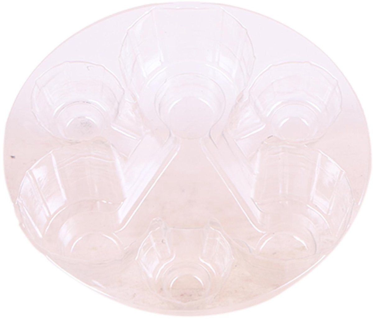 Kolibri Home - Inlay met waterreservoir met watergeeflonten voor orchideeënschaal 3x9 - Jungle Bouquet - watergeefsysteem voor orchideeën Ø25cm