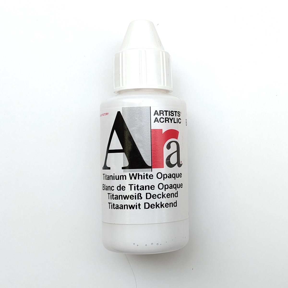 Acrylverf Ara 100ml - Titaanwit Dekkend - B4