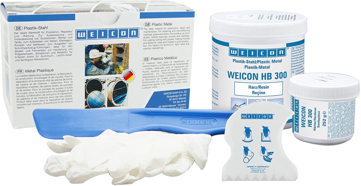 WEICON HB 300 – Epoxyhars plastic-staal – 0,5 kg