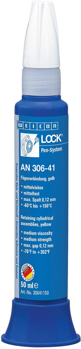 WEICONLOCK AN 306-42 – Middelviskeuze Anaërobe Lijm – Geel – 50 ml