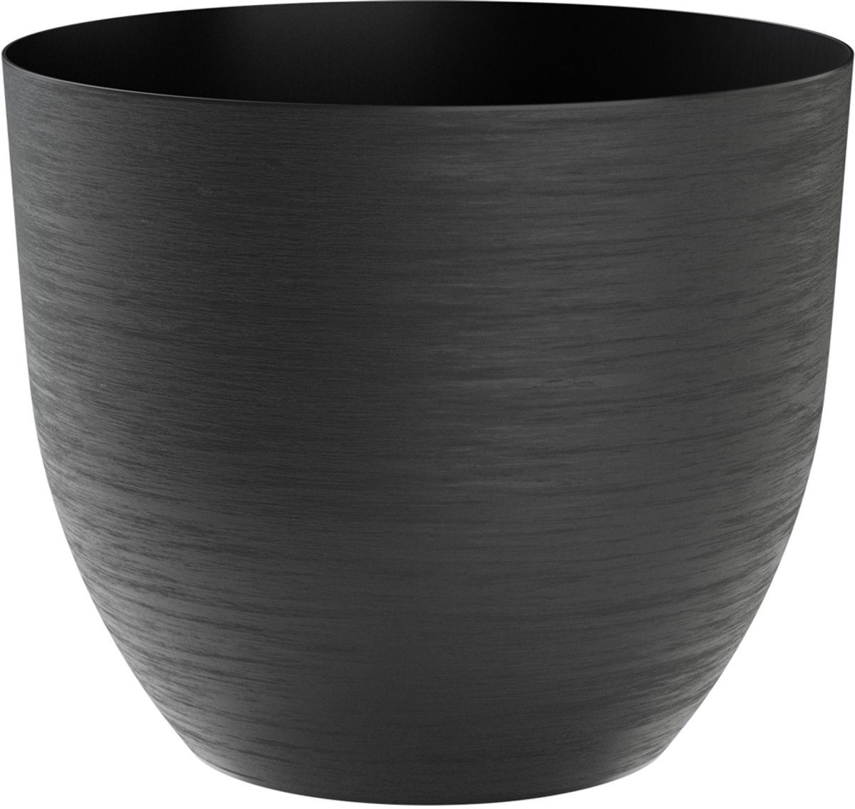 tera Plantenpot Over rond Sand omber 38 cm - Kunststof