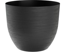 tera Plantenpot Over rond Sand omber 38 cm - Kunststof