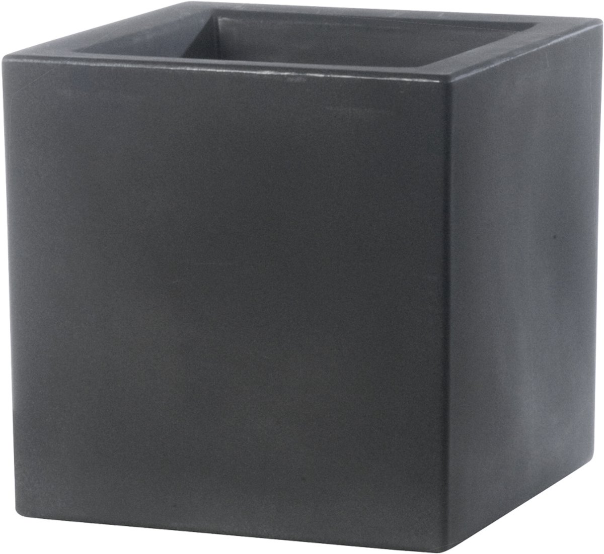 tera Plantenbak SCHIO CUBO Smoke grijsgemêleerd 30 x 30 cm - Kunststof