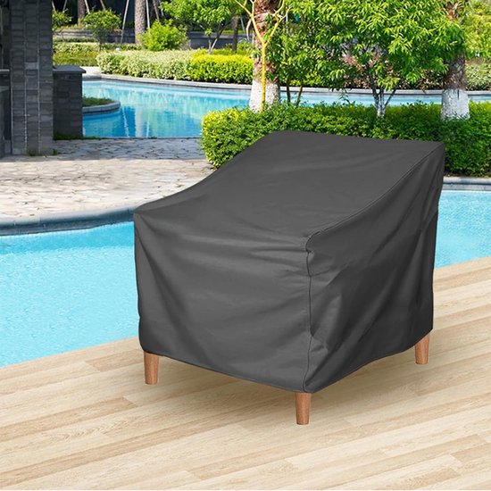 Waterdichte kussenhoezen, vervangingsset voor buiten sectionele rotan bank, 8-delige rits ontwerp stoelhoes voor bank meubels, grijs 55,9 x 50,8 x 10 cm