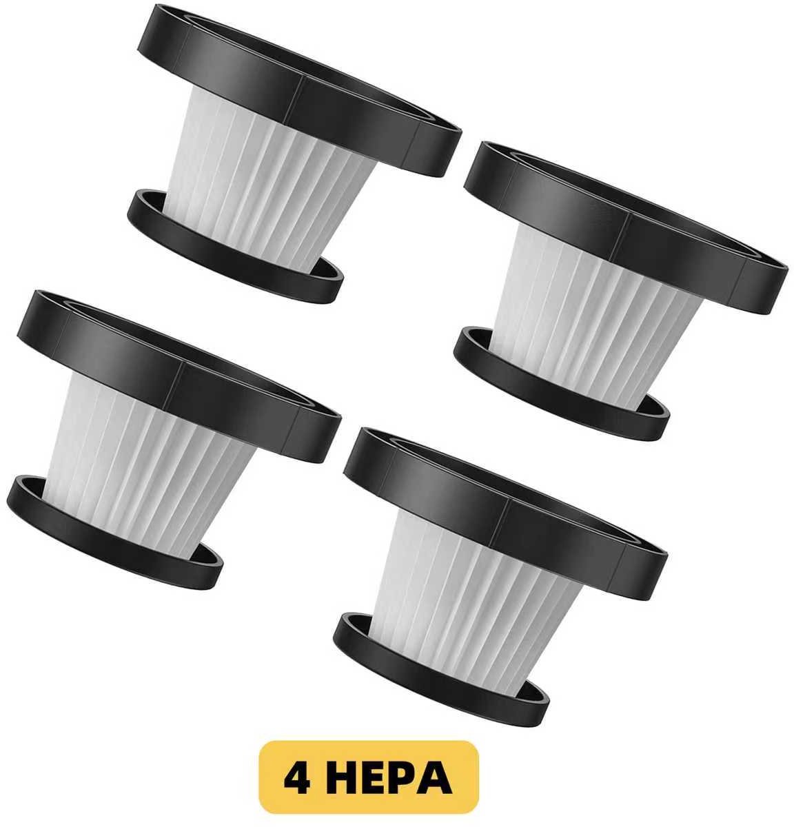 Elekiatech Steelstofzuiger HEPA Filter Accessoires - Set van 4 - alleen geschikt voor Elekiatech modellen A25, A26, A15/17/A18/A19