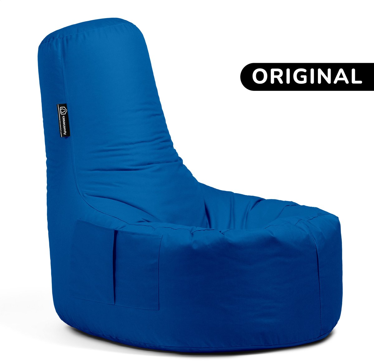 Casacomfy Relax Original - Zitzak - Volwassenen & Tieners - Ergonomisch - Waterbestendig - Binnen & Buiten - Blauw