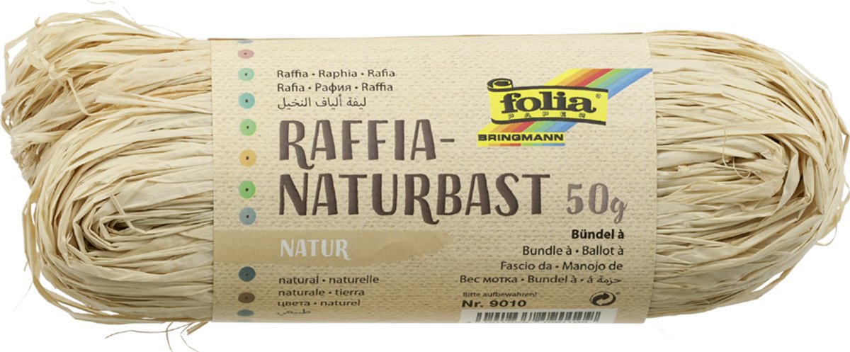 Folia raffia zwart