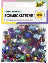 MAYJOYDIY 20 Stück Flache Runde Strassknöpfe In Silber 15mm 4-Loch
