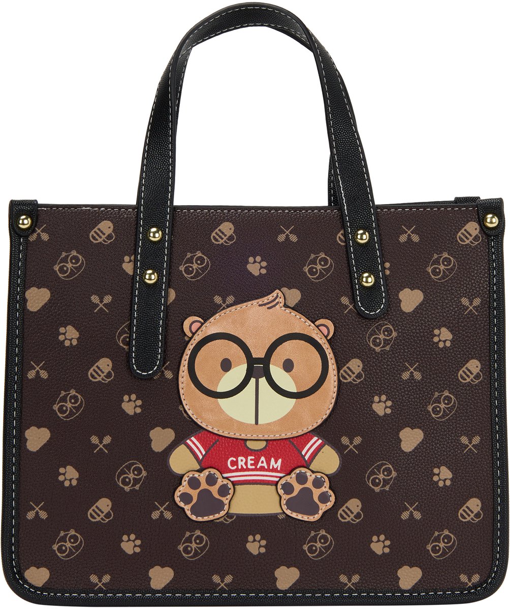 myMo pop Cream Bear handtas handtas