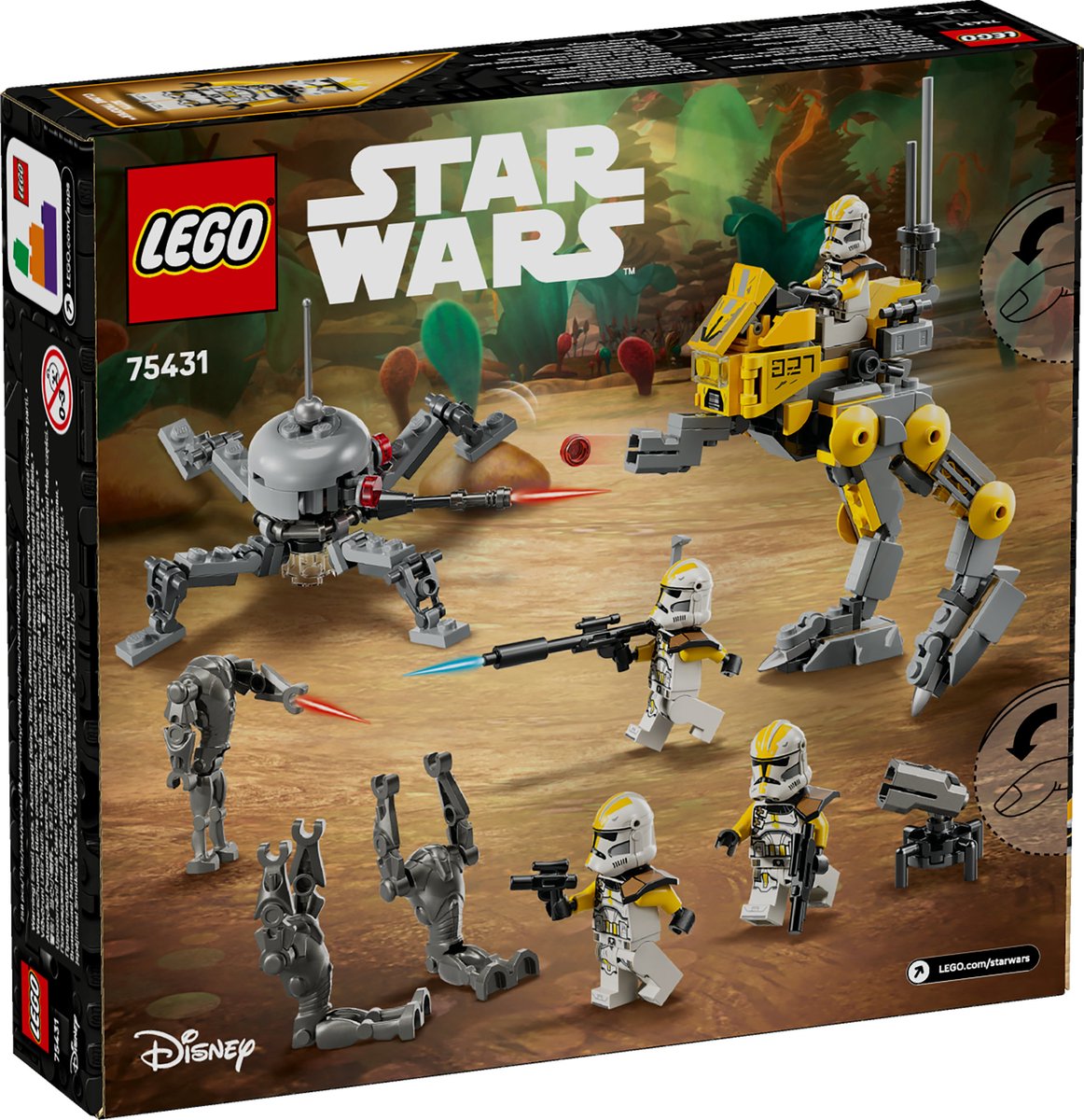 LEGO Star Wars 327th Star Corps Clone Troopers Battle Pack Bouwpakket voor Kinderen - 75431 – foto 8