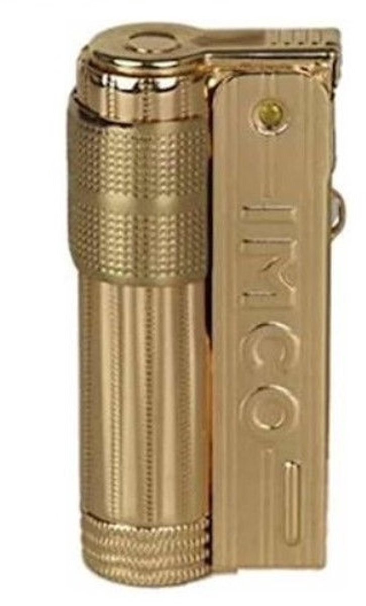 IMCO Super -Triplex Benzine aansteker goudkleur met IMCO Logo